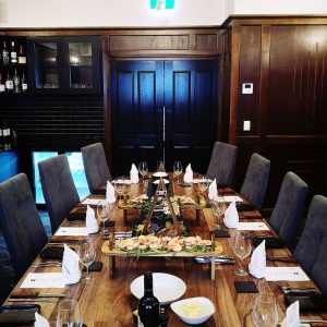 Dining at The Boardroom
